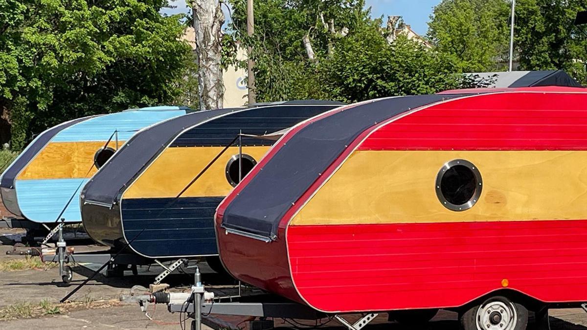 Campingplatz Cabrio-wohnwagen *