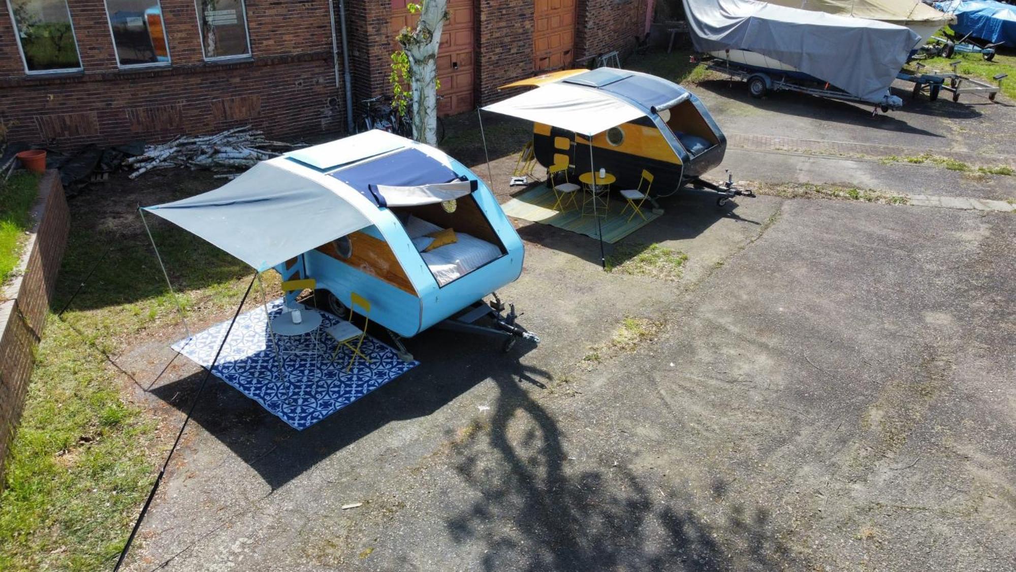 Campingplatz Cabrio-wohnwagen *